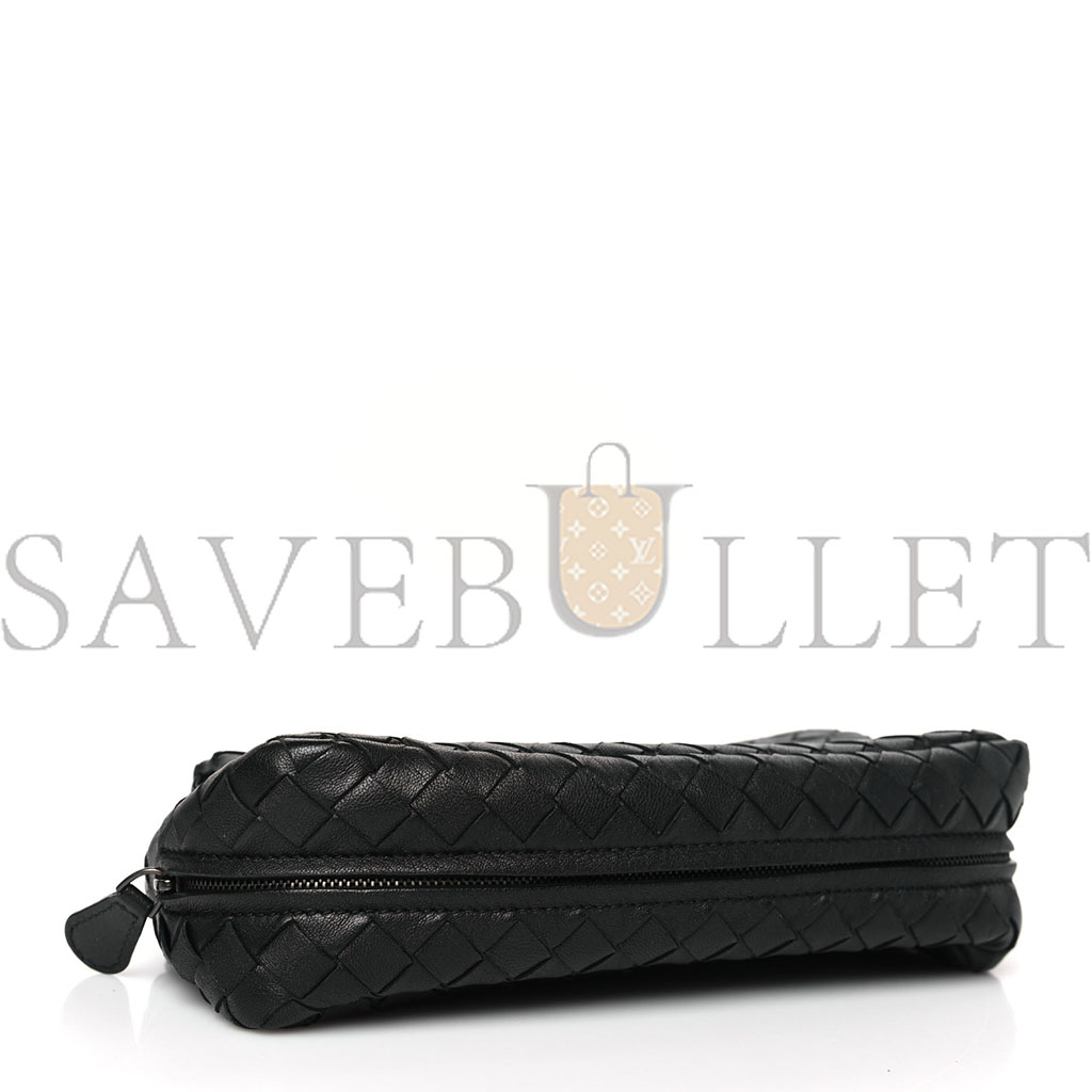 BOTTEGA VENETA NAPPA INTRECCIATO SMALL MESSENGER BAG LIGHT GREY (20*12*6cm) BOTTEGA VENETA NAPPA INTRECCIATO SMALL MESSENGER BAG LIGHT GREY (20*12*6cm)